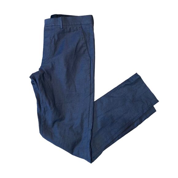 Express Extra Slim Grey Preppy Casual Slacks Pants with pockets size 29/32 - Picture 3 of 11